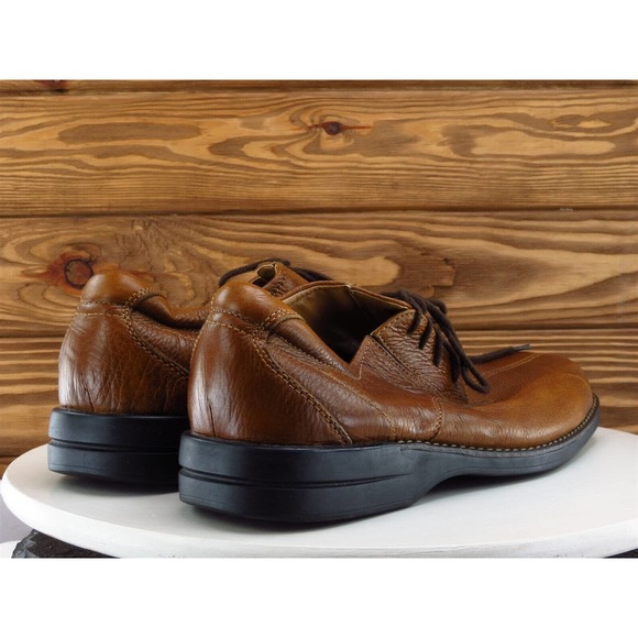 DOCKERS Sz 12 Derby Oxfords Brown Leather‎ Men Lace Up Medium (D, M) - Picture 6 of 11